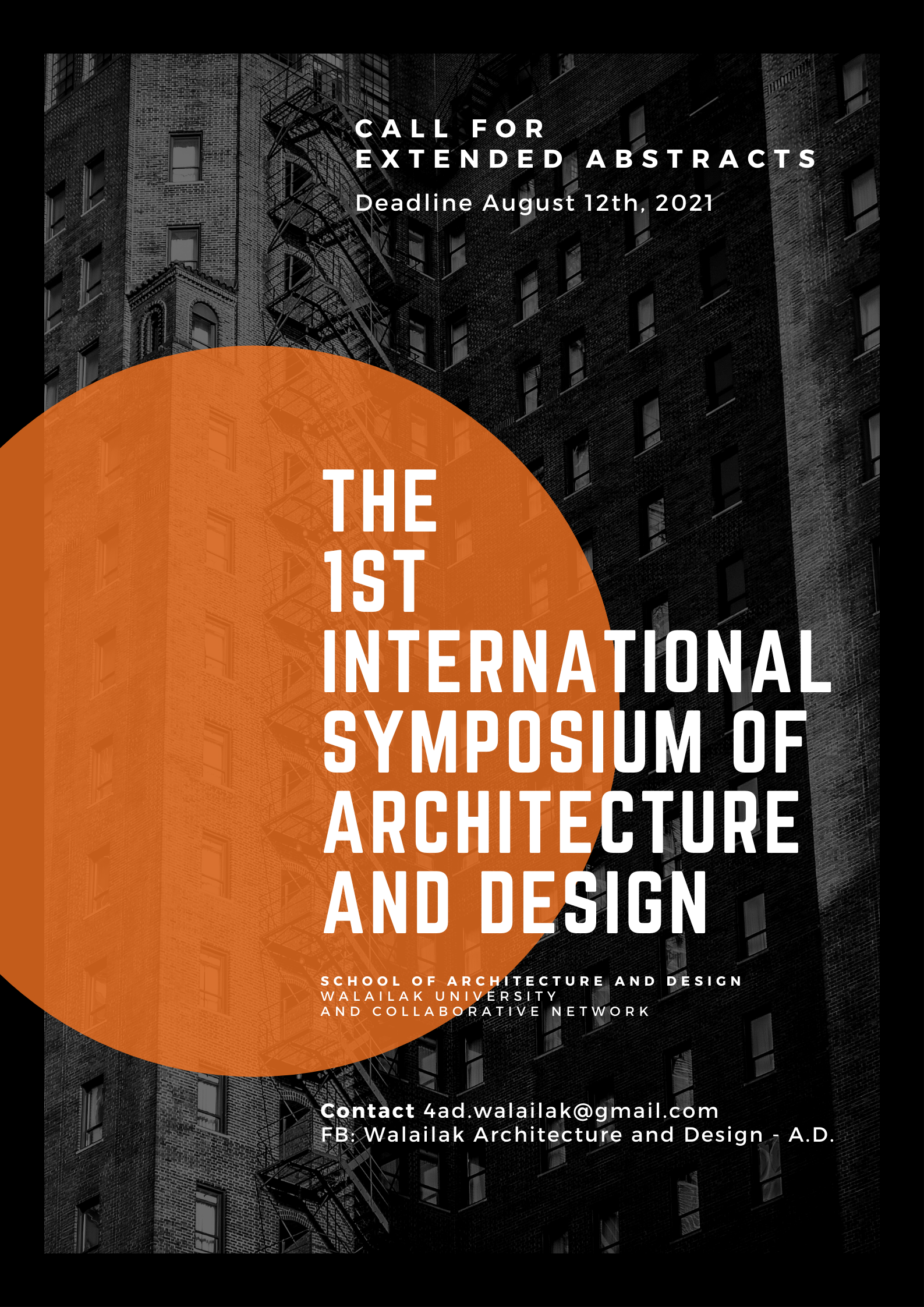 1st International Symposium of Architecture and Design