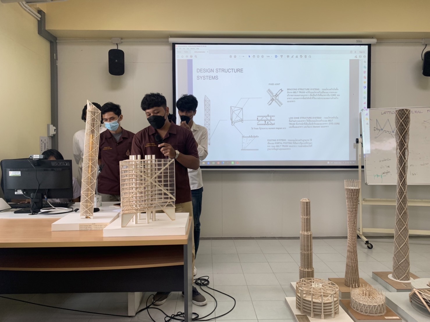 ผลงานนักศึกษา วิชา ARC62-431Advanced Structure Technology and Construction II