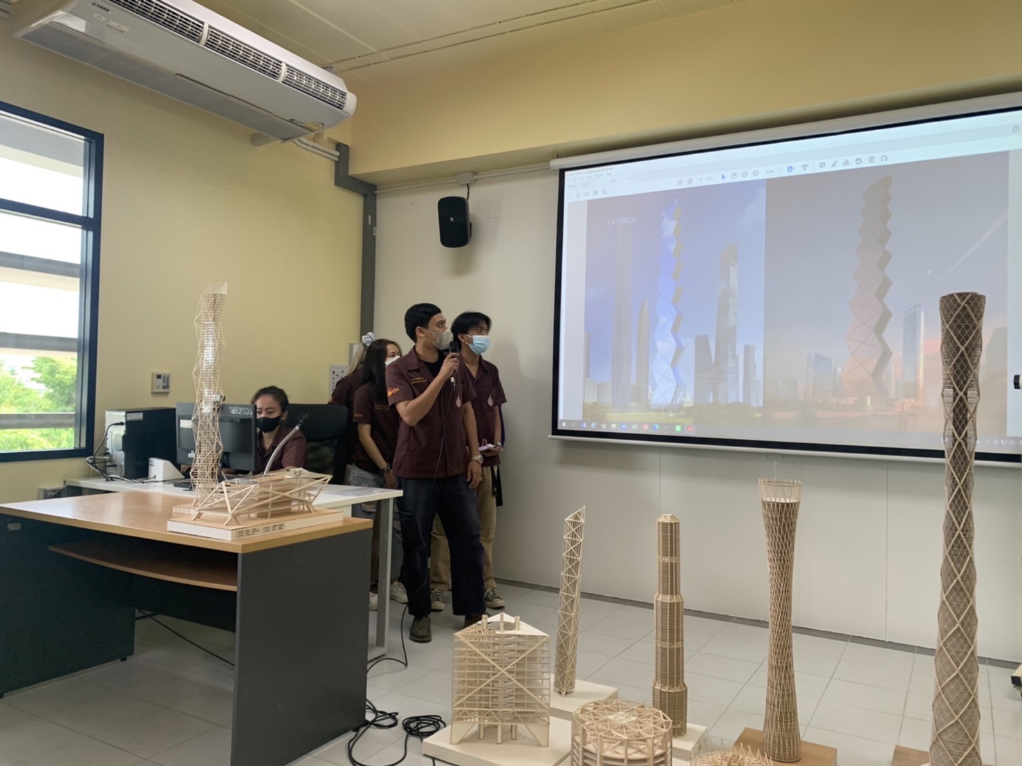 ผลงานนักศึกษา วิชา ARC62-431Advanced Structure Technology and Construction II