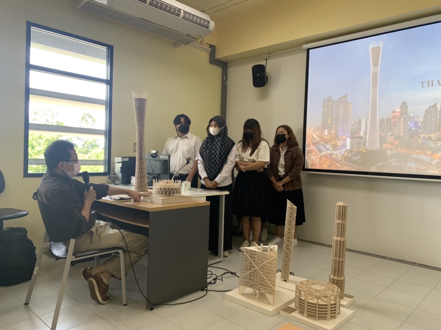 ผลงานนักศึกษา วิชา ARC62-431Advanced Structure Technology and Construction II