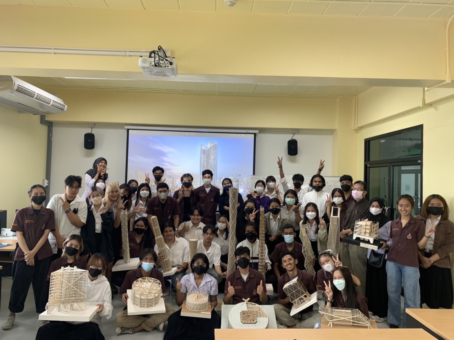 ผลงานนักศึกษา วิชา ARC62-431Advanced Structure Technology and Construction II