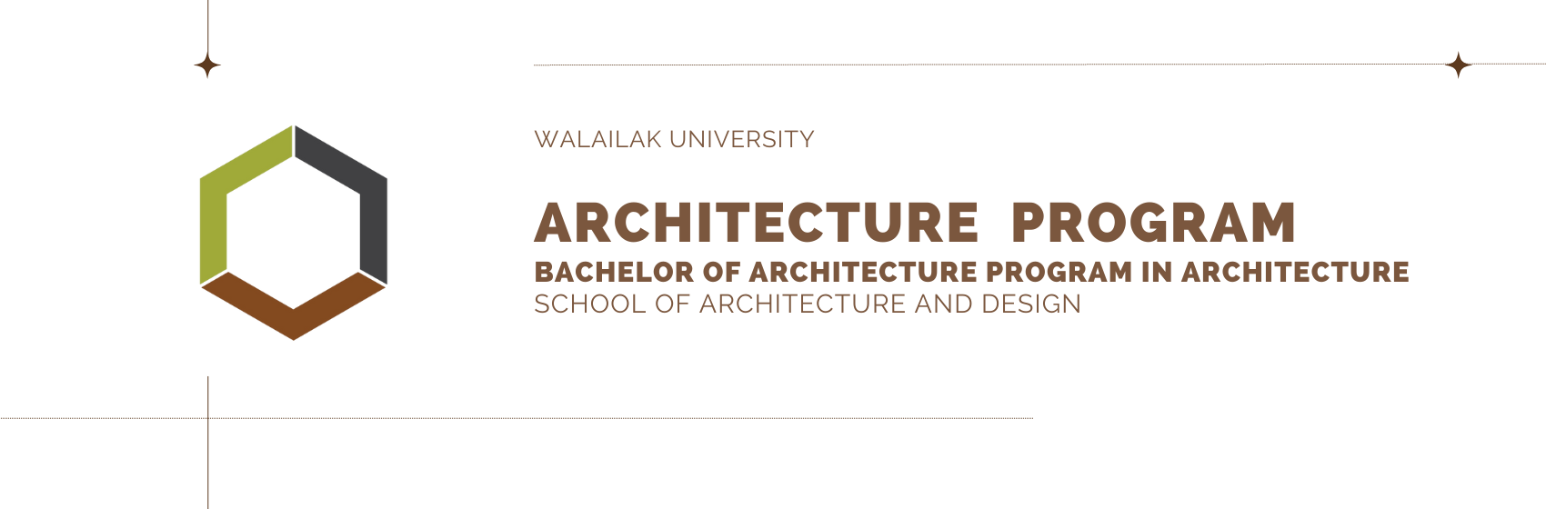 หลักสูตรสถาปัตยกรรมศาสตรบัณฑิต สาขาสถาปัตยกรรม​