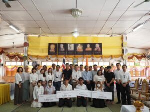 บรรยากาศกิจกรรมการทำบุญครบรอบการจากไปของ ผศ.เอกพงษ์ จุลเสนีย์ (อ.เอก) "อดีตคณบดี ผู้ก่อตั้งสำนักวิชาสถาปัคย์