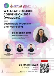 “Walailak Research Convention 2024” under the discussion on Sustainable Urbanism and Well-Being