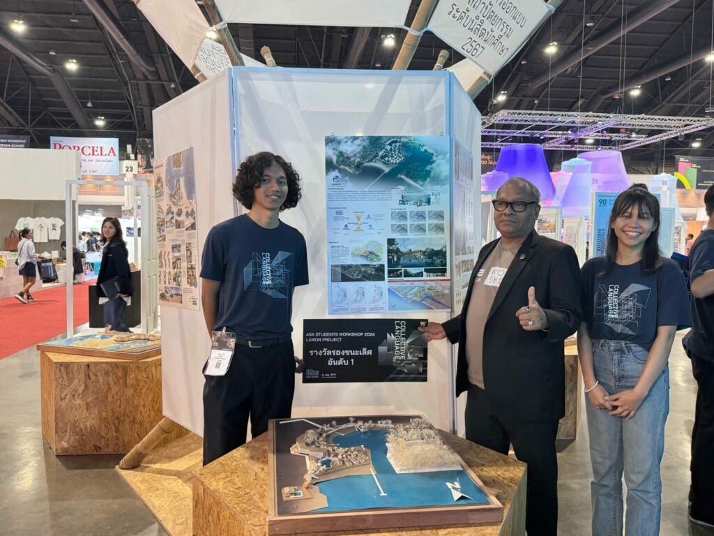 นักศึกษาสถาปัตย์ฯ คว้ารางวัลรองชนะเลิศอันดับ 1 ในการประกวดแข่งขัน ASA Student Workshop 2024