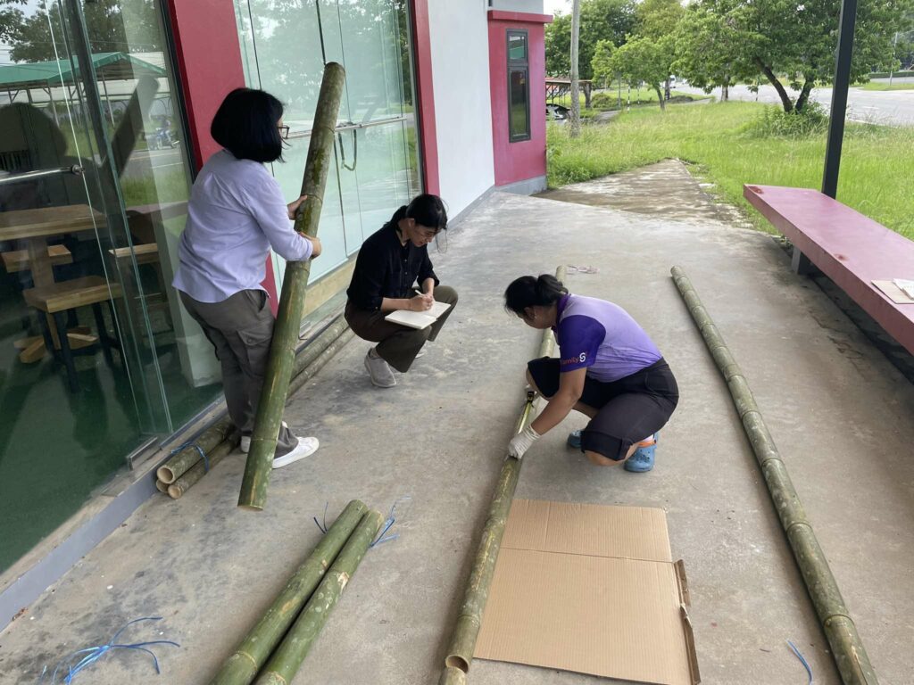 ชื่อโครงการวิจัย การศึกษาลักษณะความผันแปรของลาไผ่เพื่อการใช้ประโยชน์ในงานก่อสร้างอาคาร กรณีศึกษาไผ่ในภาคใต้ ​