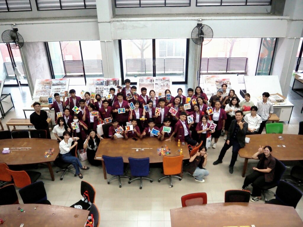 สถาปัตย์ฯ วลัยลักษณ์ ต้อนรับ รร.ย่านตาขาวรัฐชนูปถัมภ์ เยี่ยมชมการเรียนการสอนและร่วมกิจกรรม Workshop