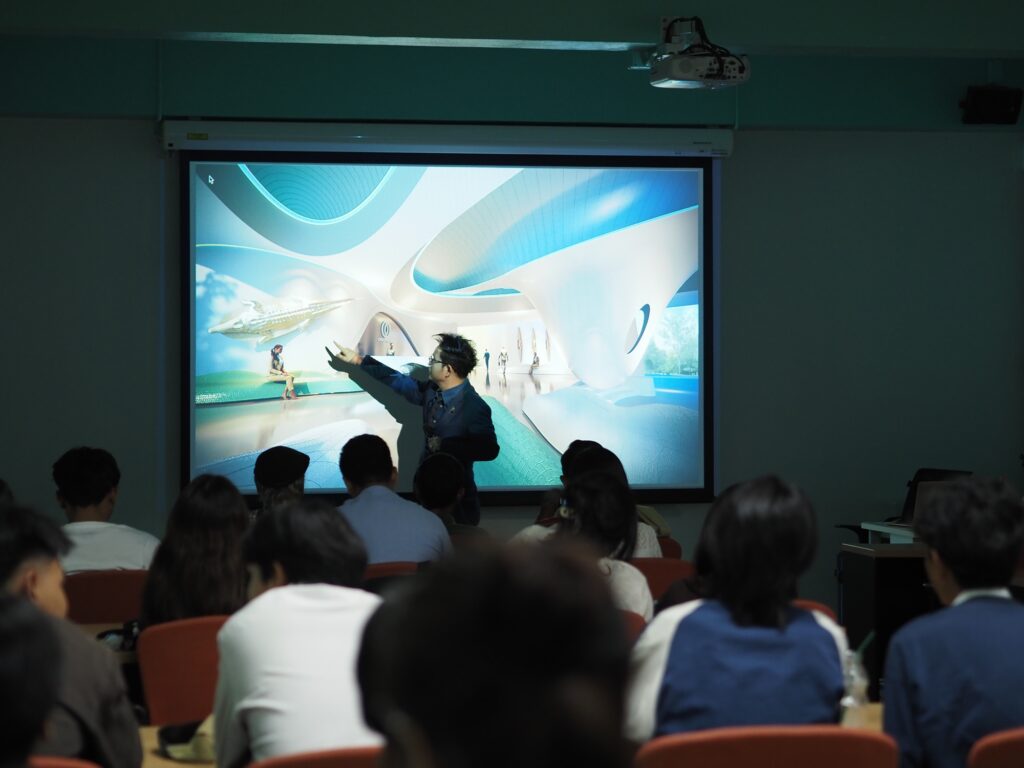 “Inside-out: 4DNA” โดย รศ.ดร.เอกพงษ์ ตรีตรง จากมหาวิทยาลัยศิลปากร​